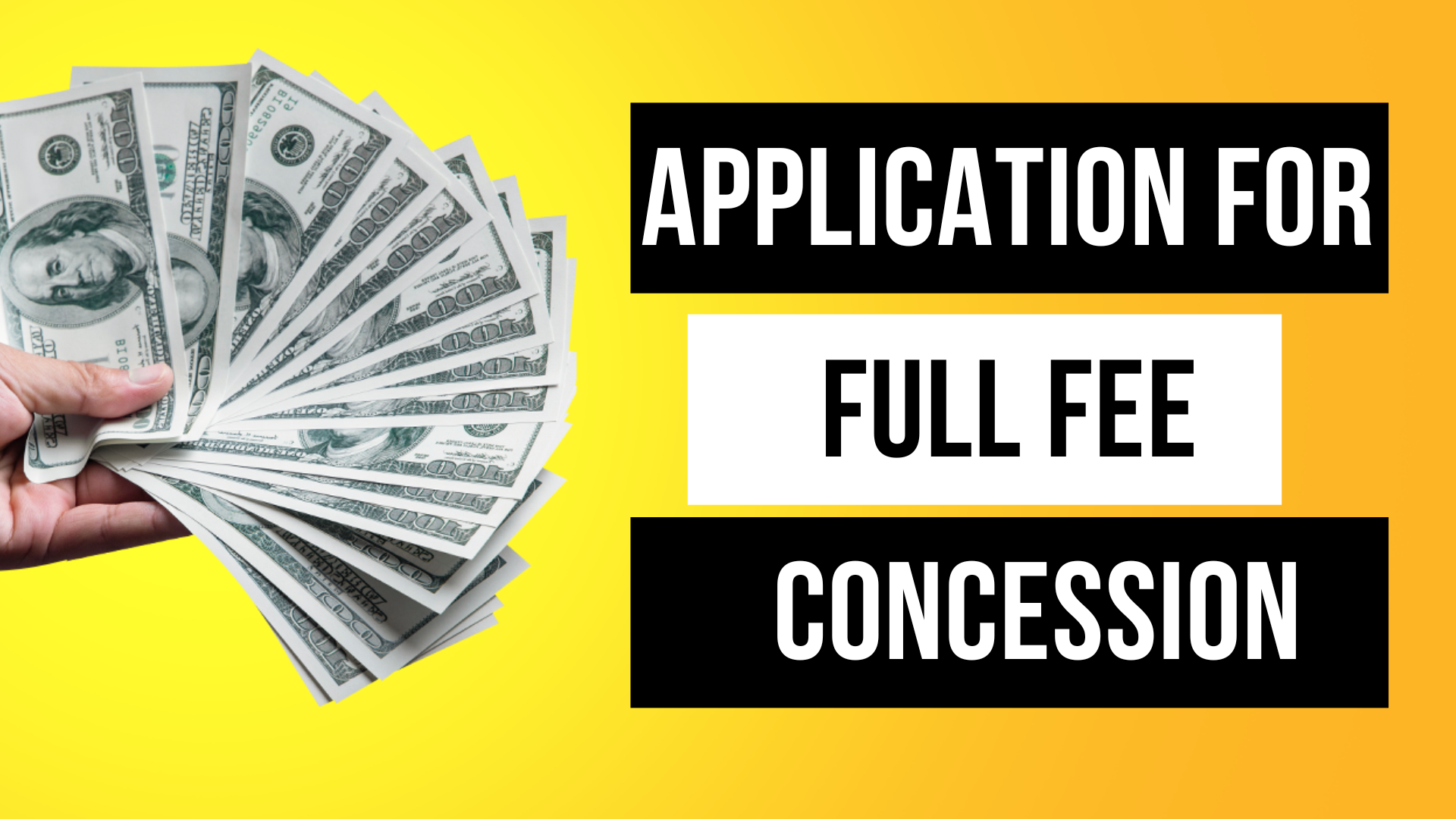 Application For Full Fee Concession For 7th 8th 9th Class Application For Full Fee Concession For 7th 8th 9th Class